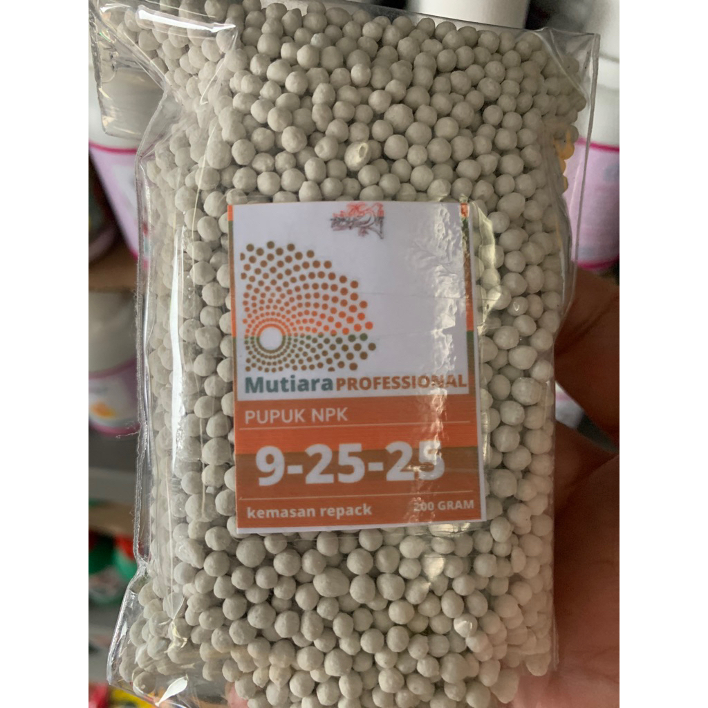 Pupuk NPK profesional 9-25-25 200 gram