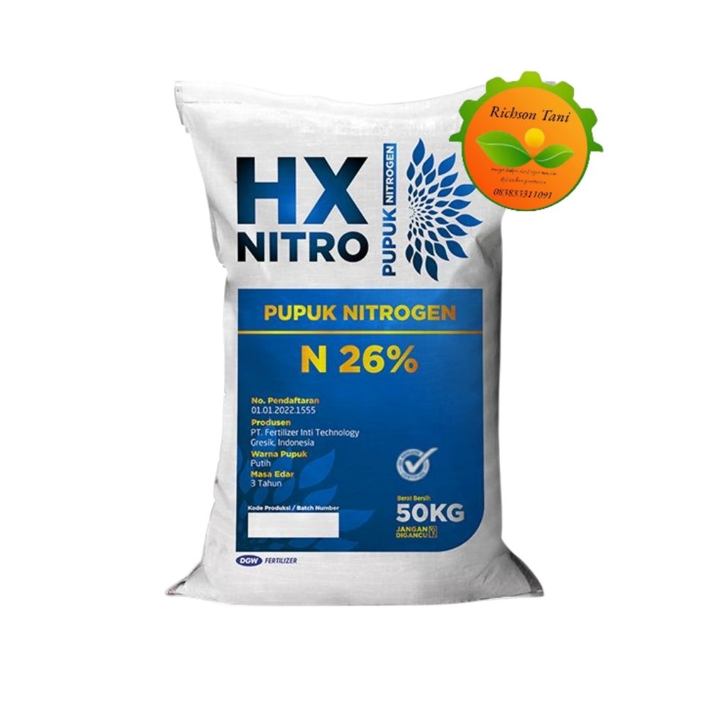 Pupuk Urea Nitrogen N26% HX NITRO 50KG