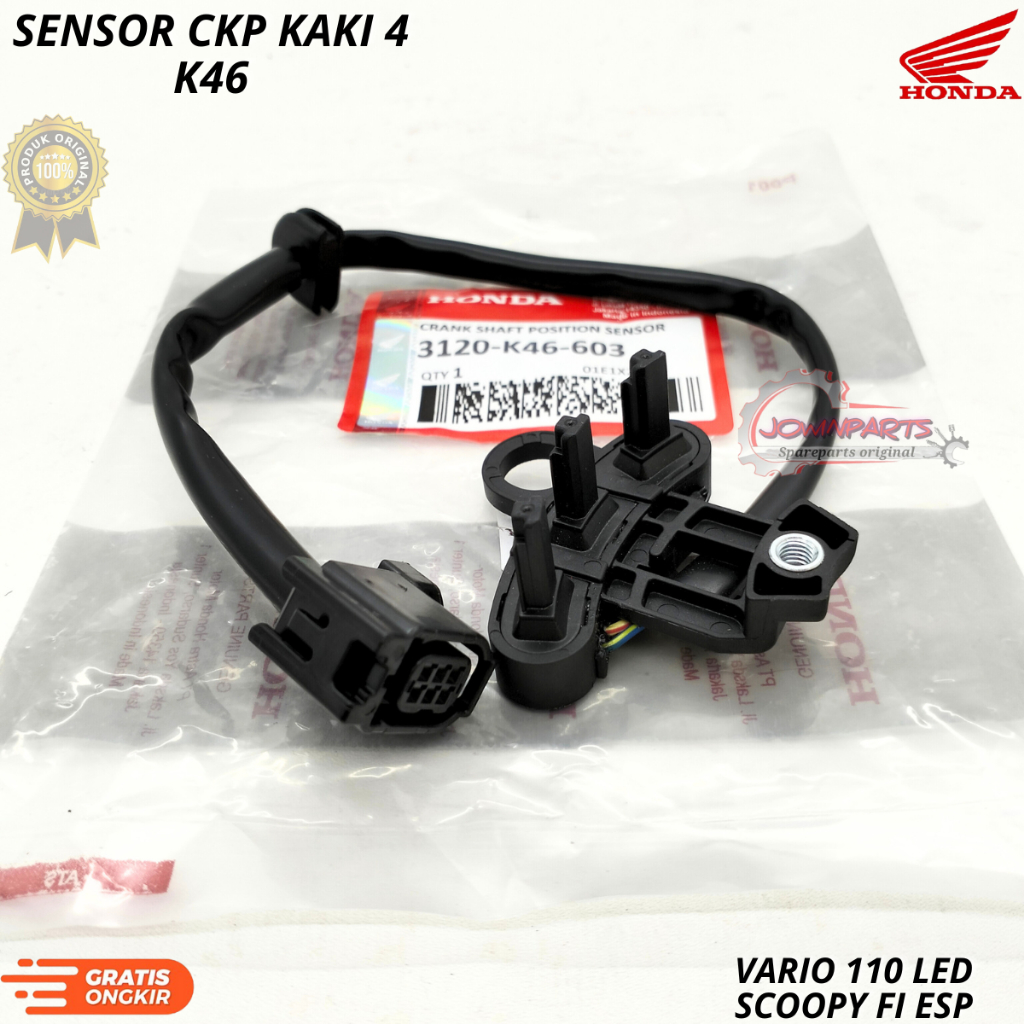 Sensor CKP kaki 4 honda VARIO 110 ESP,SCOOPY FI ESP,K46 berkualitas original asli ori dan presisi