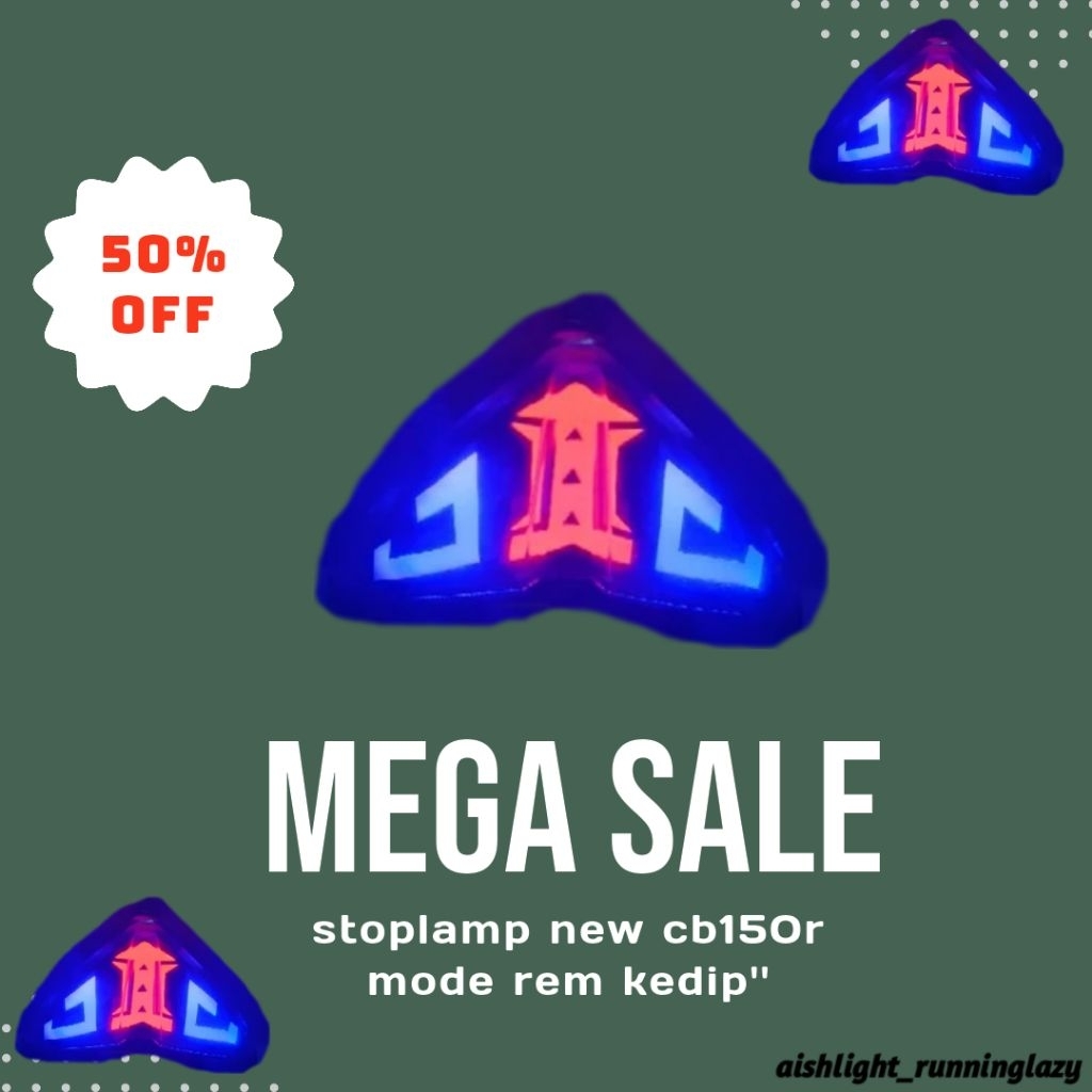 FULLSET stoplamp CB150R custom lazy || stoplamp CB150R lazy || stoplamp CB150R StreetFire running la