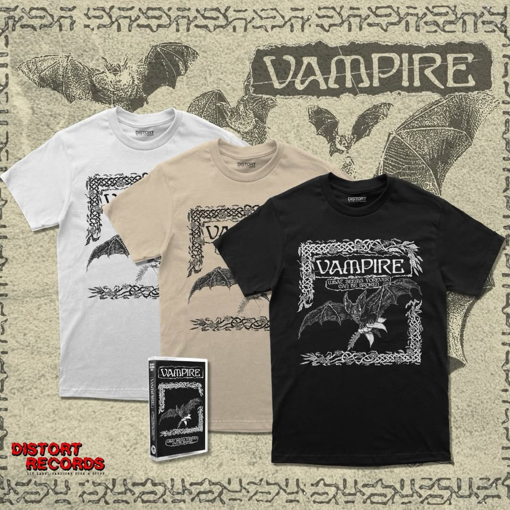 Vampire Hardcore Punk Australia Kaos Band Original