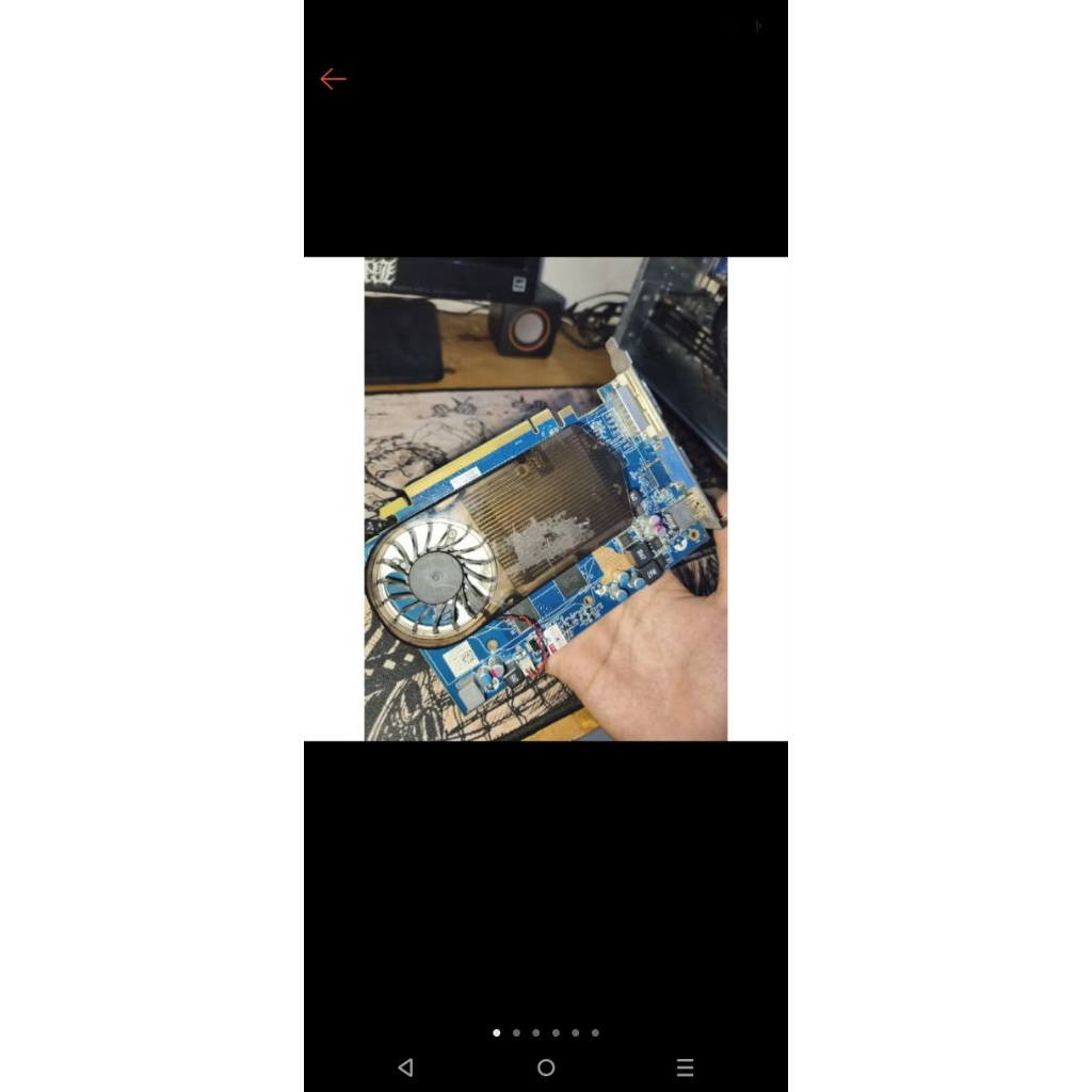 VGA CARD HD6670 1GB 128BIT DDR5 SECOND ORI COPOTAN NORMAL GARANSI PERFORMA DIATAS GT 730