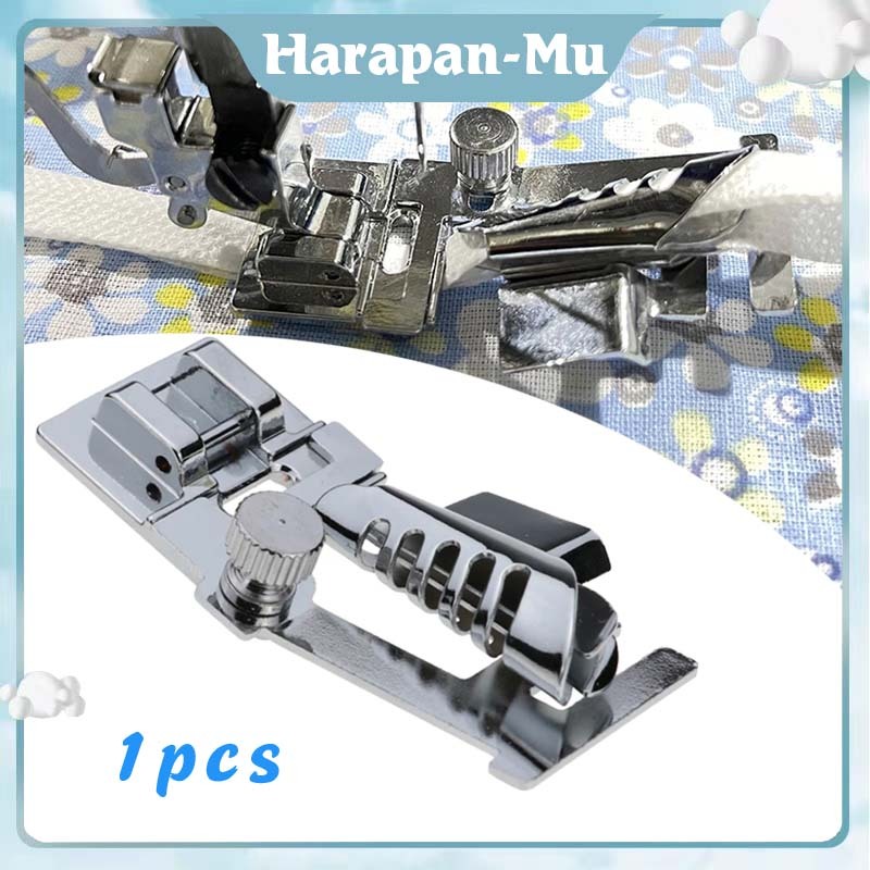 Sepatu Corong Mesin Jahit Full Metal Portable / Sepatu Bis Mesin Jahit / Bias Maker