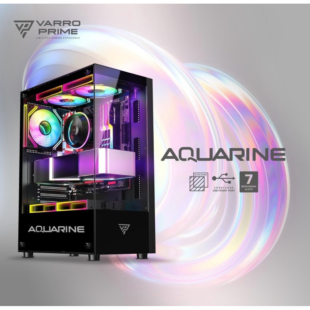 VARRO CASING AQUARINE GAMING CASE