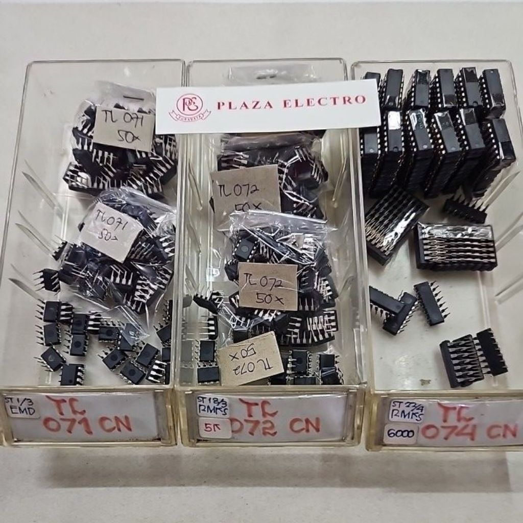 IC WS TL 071 / 072 / 074 CN TR TRANSISTOR TL071 CN TL072 CN TL074 CN ASLI ORIGINAL