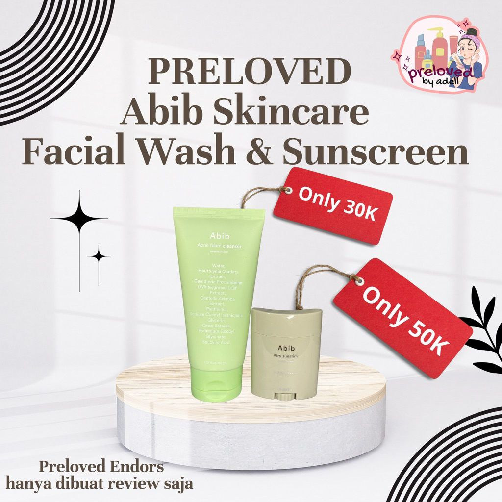 preloved skincare abib