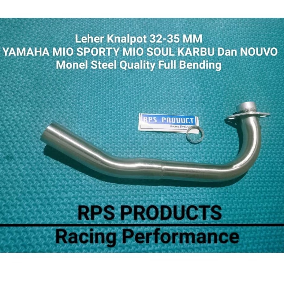 Leher Knalpot 32-35 MM YAMAHA MIO Sporty MIO Soul Karbu Dan Nouvo Monel Steel Quality