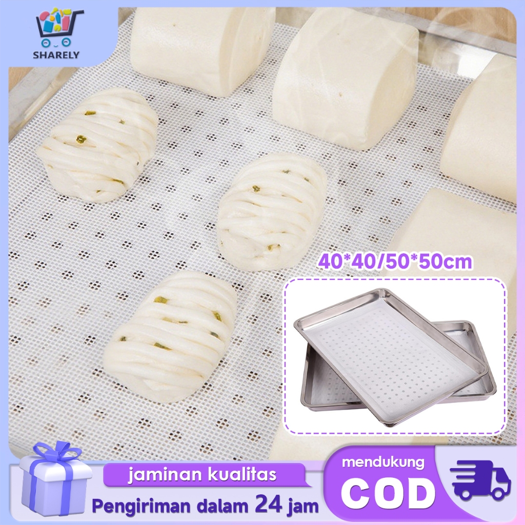 Alas Kukus Silikon Alas Kukusan Tahan Panas Non Stick Steamer Mat Tatakan Kukusan Reusable