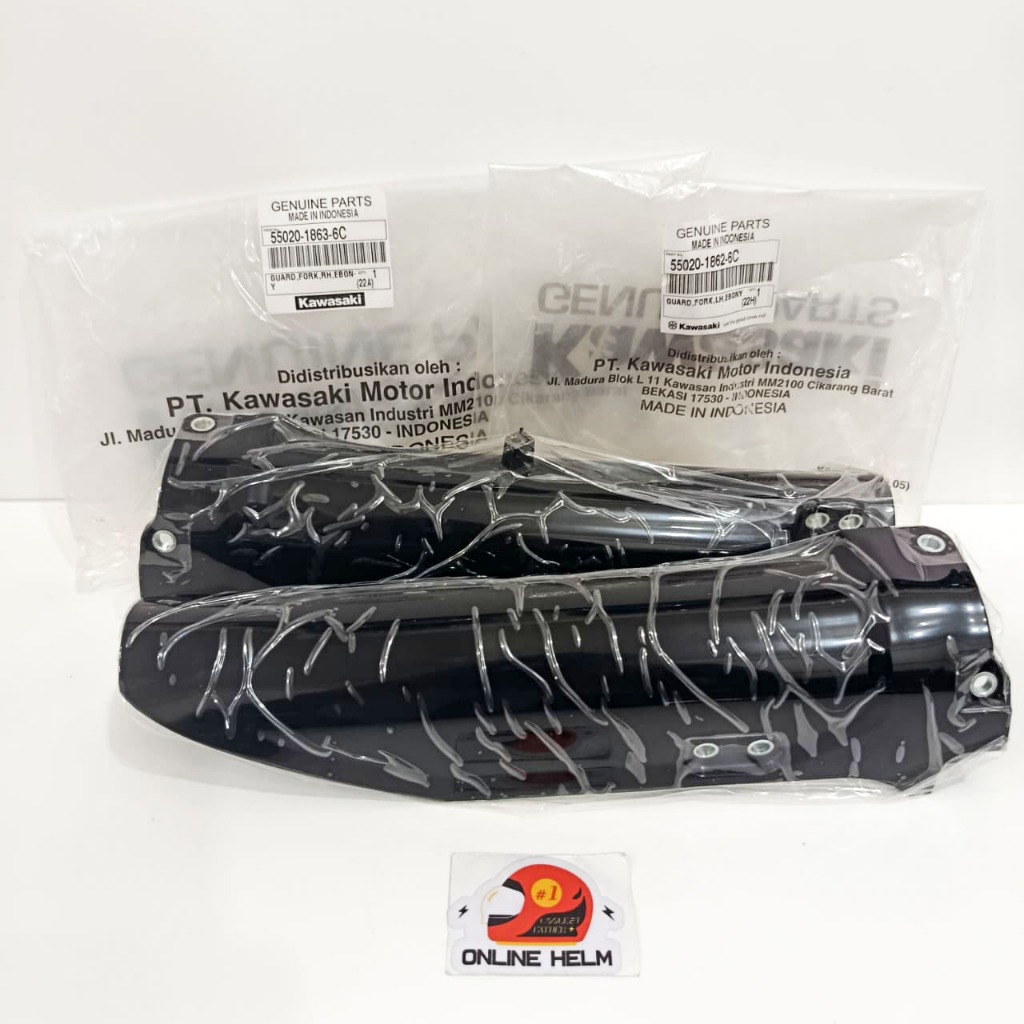 PELINDUNG TUTUP COVER SHOCK USD KLX 150 ORIGINAL KAWASAKI