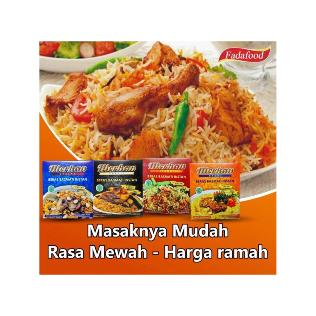 paket beras basmati instan praktis| nasi biryani instan lengkap| nasi biryani lengkap|nasi kebuli 50