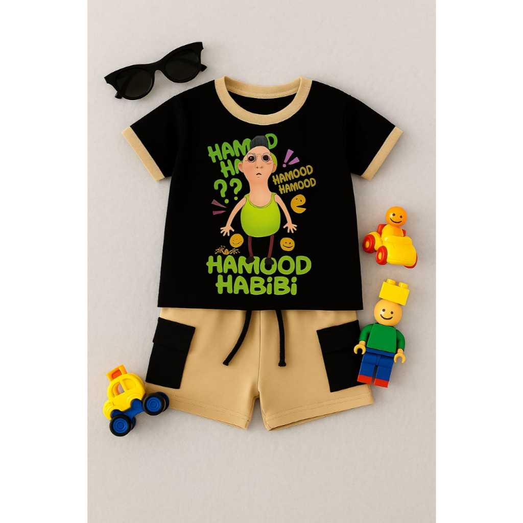 Baju Setelan Hamud Habibi Anak Laki Laki Usia 1-6 Tahun