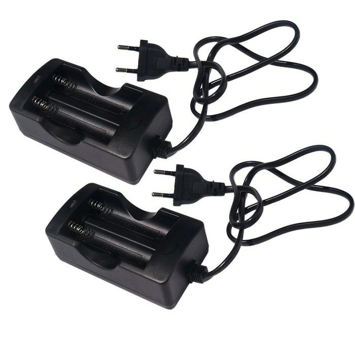 CHARGER BATERAI 18650 2 SLOT DEKSTOP CHARGER BATERAI 18650 2 SLOT KABEL