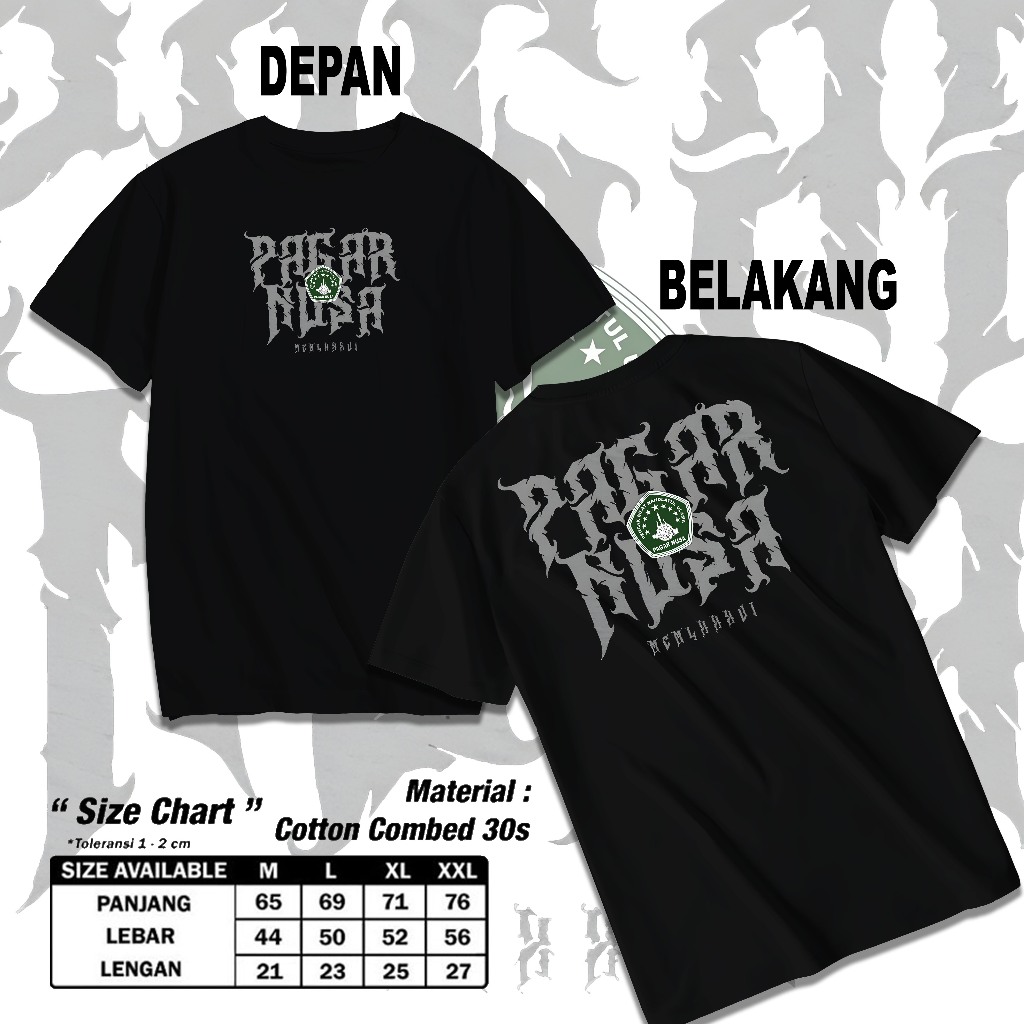 Kaos PSNU "Pagar Nusa Metal" - Pagar Nusa Kaos / PAGAR NUSA 1986