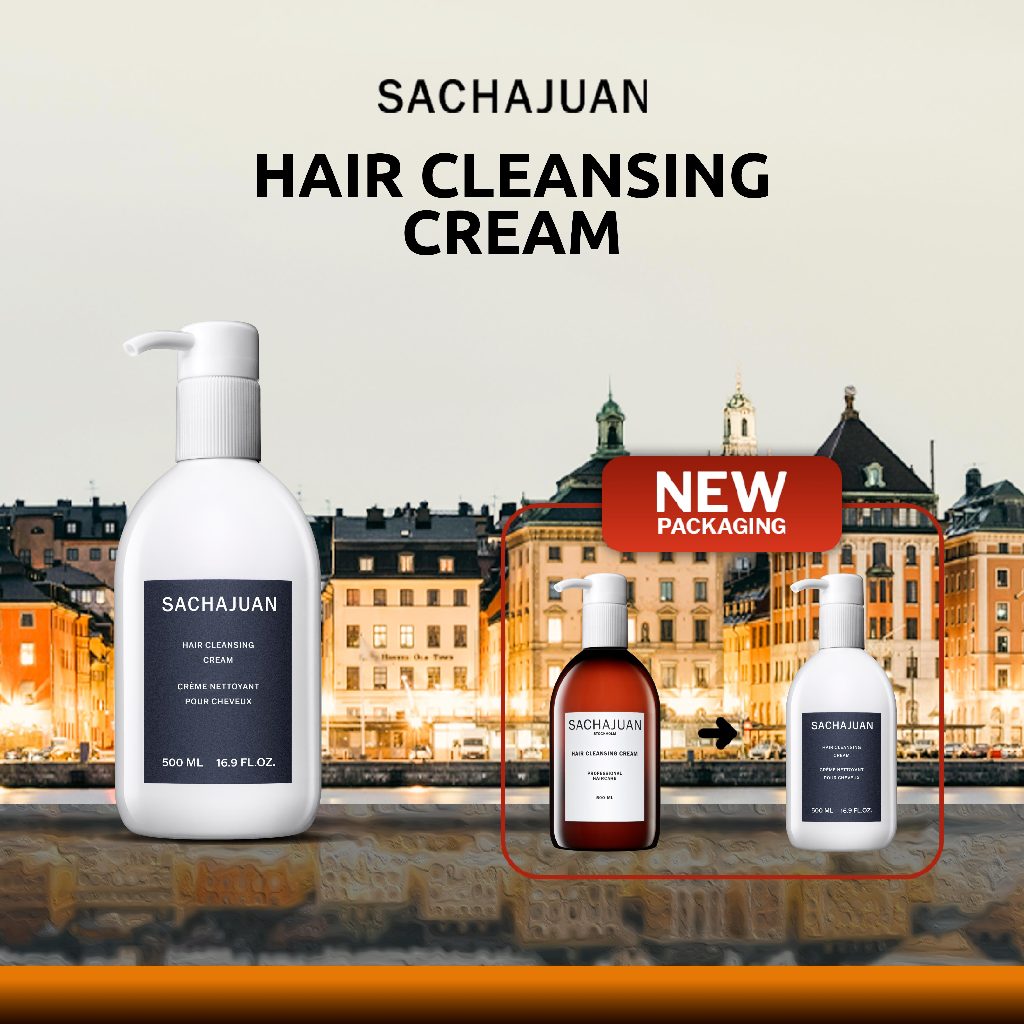 TREATMENT - SACHAJUAN Hair Cleansing Cream 500ml // Shampoo Cream Tanpa Busa //Sulfate-Free //Perawa
