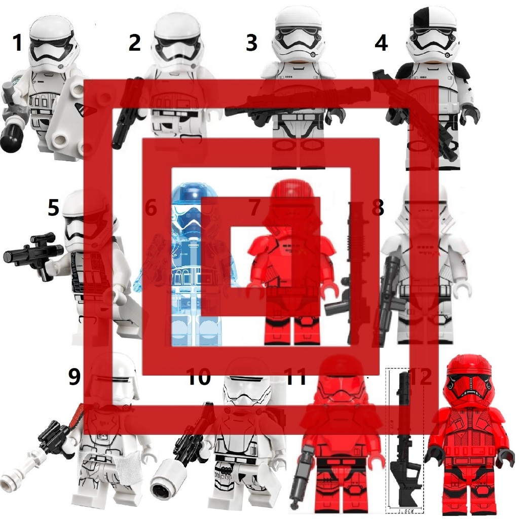 Star Wars Jet Flame Sith Storm Trooper Stormtrooper First Order Action Figure Mini