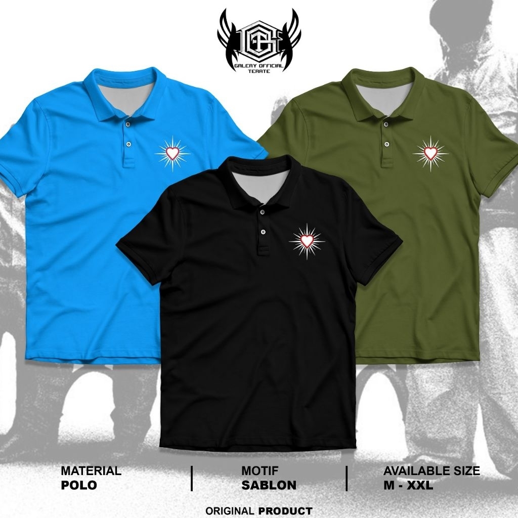 Kaos kerah PSHT // kaos polo PSHT // kaos kerah PSHT keren // kaos polo PSHT simpel // kaos kerah te