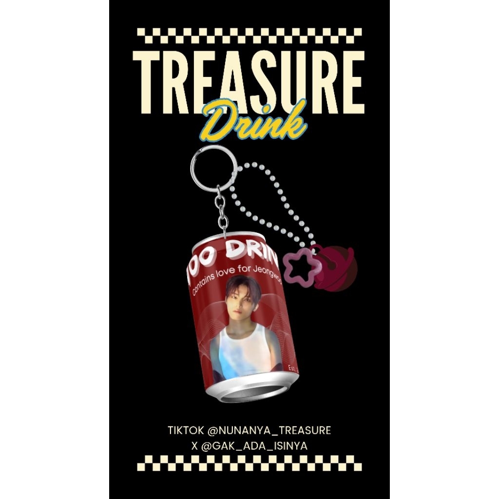 Keychain Kaleng Kpop Treasure