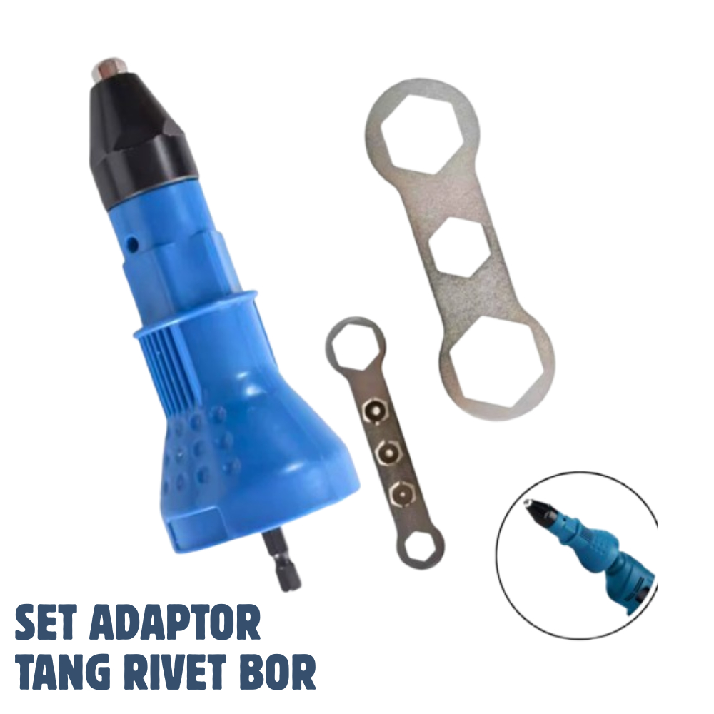 Adaptor rivet bor alat rivet tang sambung konverter bor rivet gun adapter mesin bor