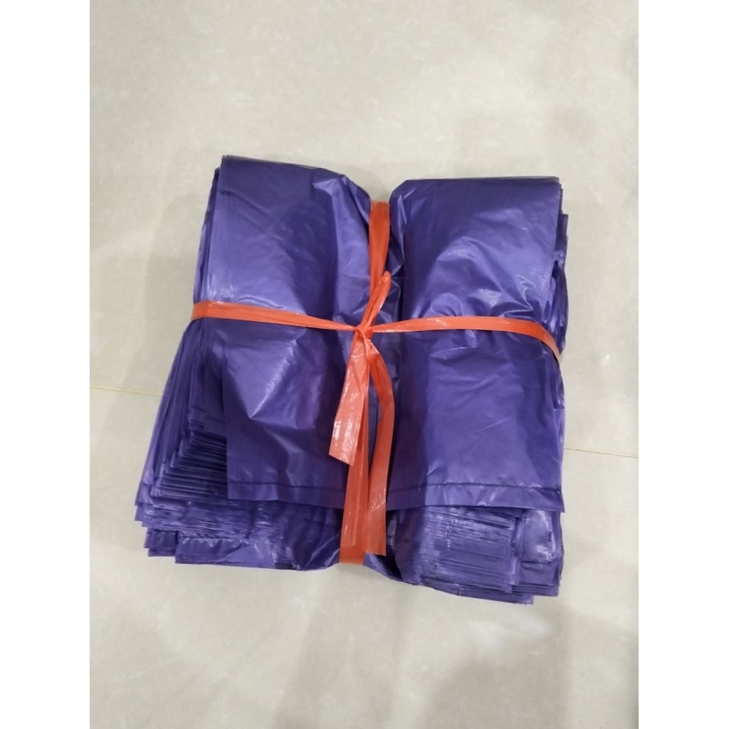 Plastik Kresek warna Ungu / Los kiloan Ungu