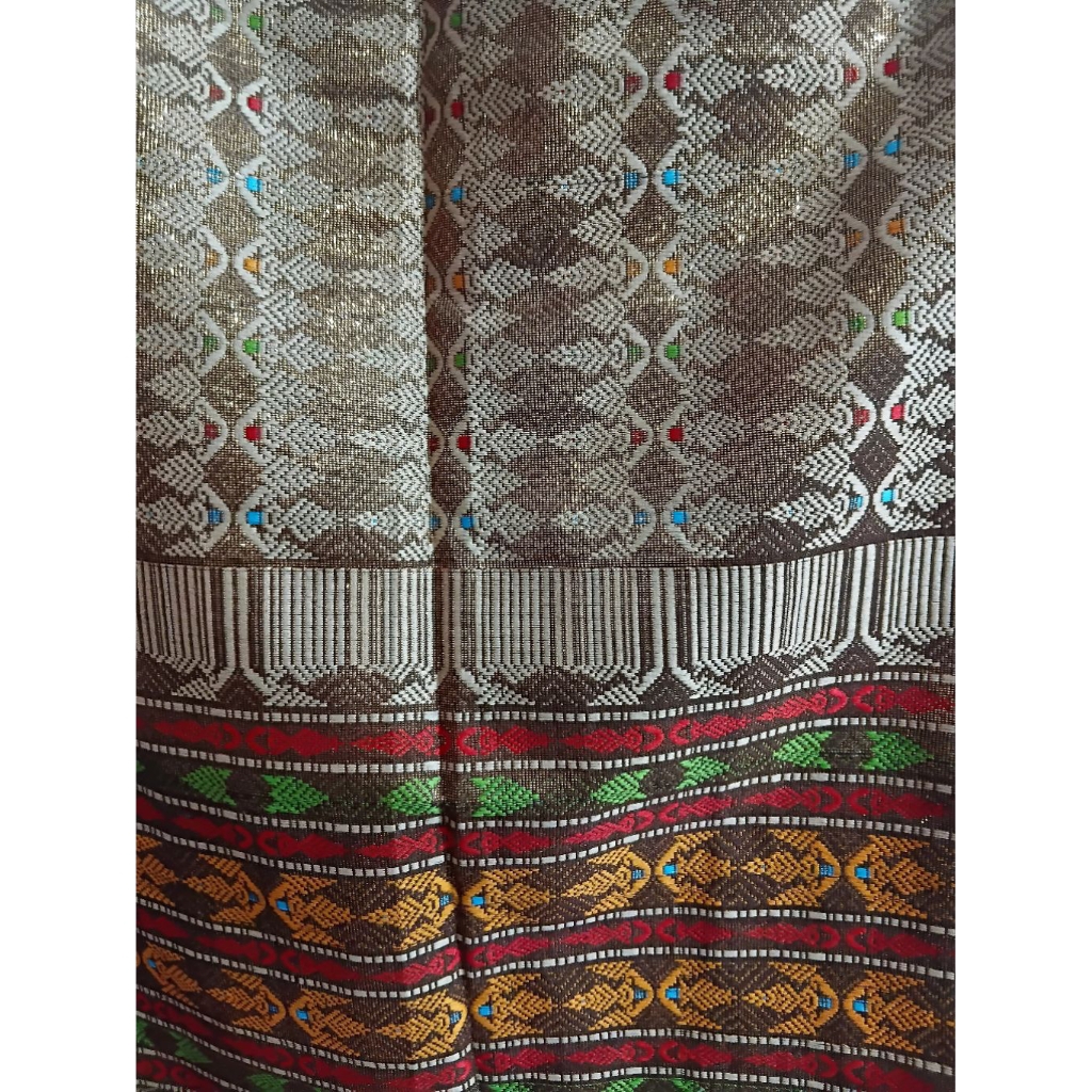 Rok Lilit Songket Kain Sarung Bali Wanita Motif Tradisional Elegan [PRELOVED]