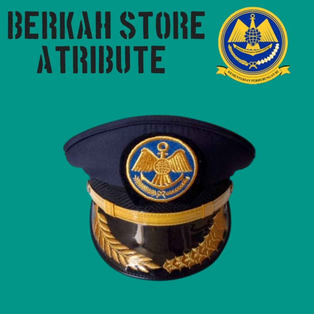 TOPI PET PDU DISHUB GOLONGAN 3D/4B COWOK - EXCLUSIVE