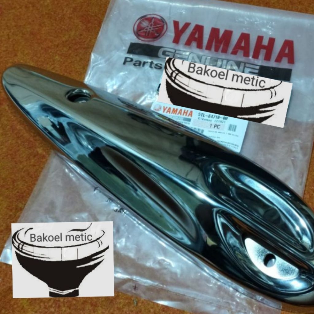 tameng knalpot Mio sporty original yamaha cover knalpot Mio sporty lama original yamaha ORI