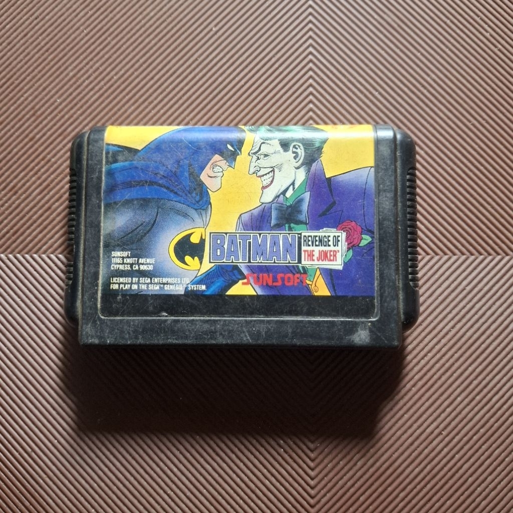 Kaset Game Sega Batman Revenge Of The Joker Second