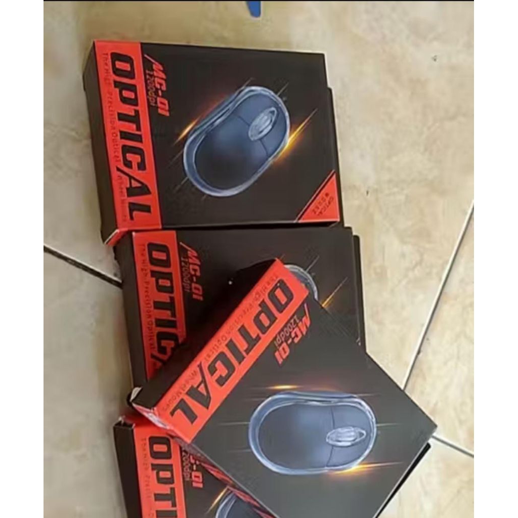 Mouse Kabel USB Komputer / Desktop / Mouse Kabel USB Laptop / Mouse Mini USB Hitam