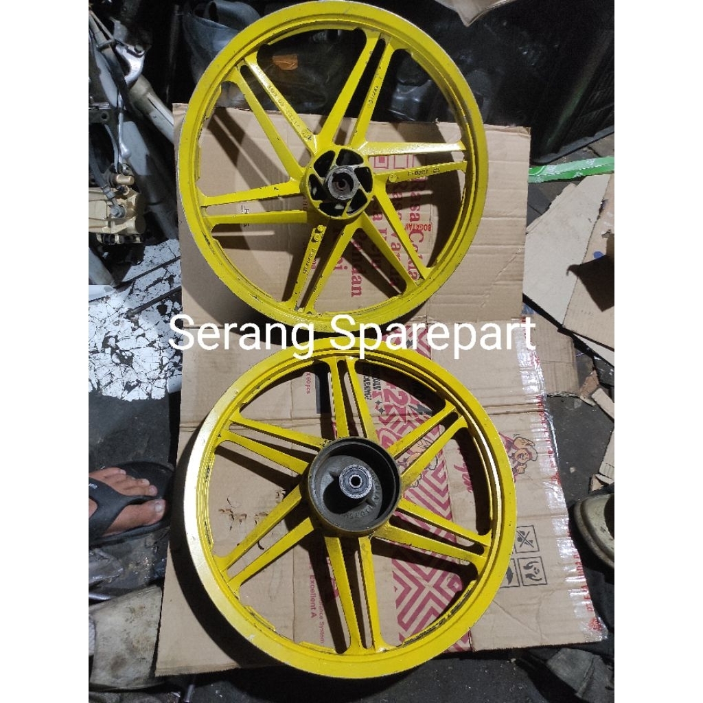 VELG PELEK KAWASAKI ZX 130 ENKEI COPOTAN ORIGINAL