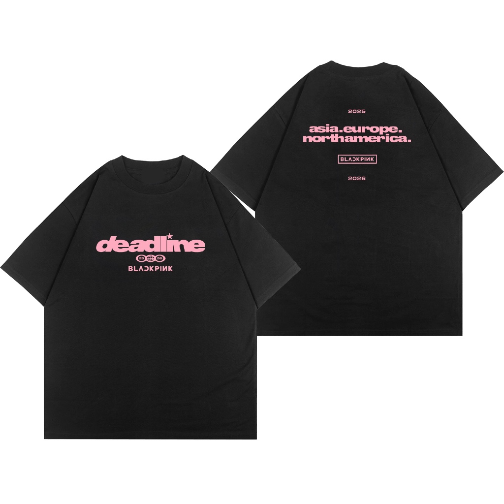Fiego BLAKPINK LISA DEADLINE | Premium Oversize T-Shirt | Oversize TShirt