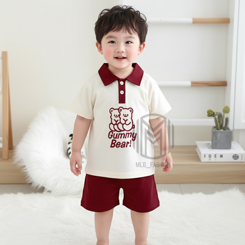 MLD_FASHION | Setelan Anak KEENAN (Estimasi 6 bulan - 6 tahun)
