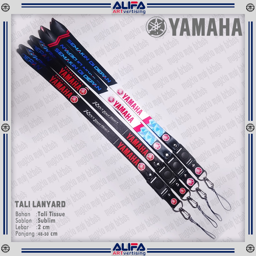 TALI LANYARD GANTUNGAN ID CARD/HP/KUNCI/DLL.. YAMAHA