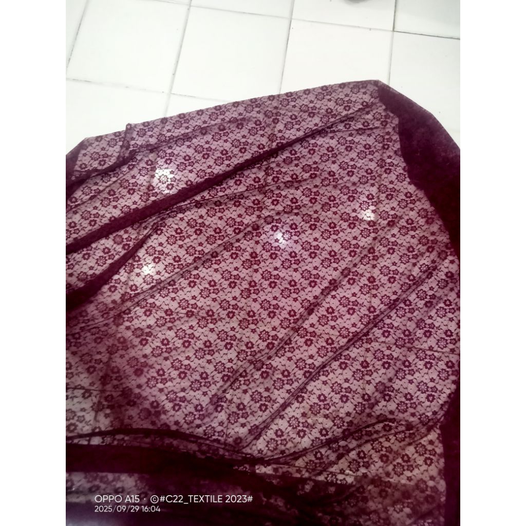 bahan tile brukat bahan tile motif bunga bahan tile spandek kembang bahan brukat tile premium import