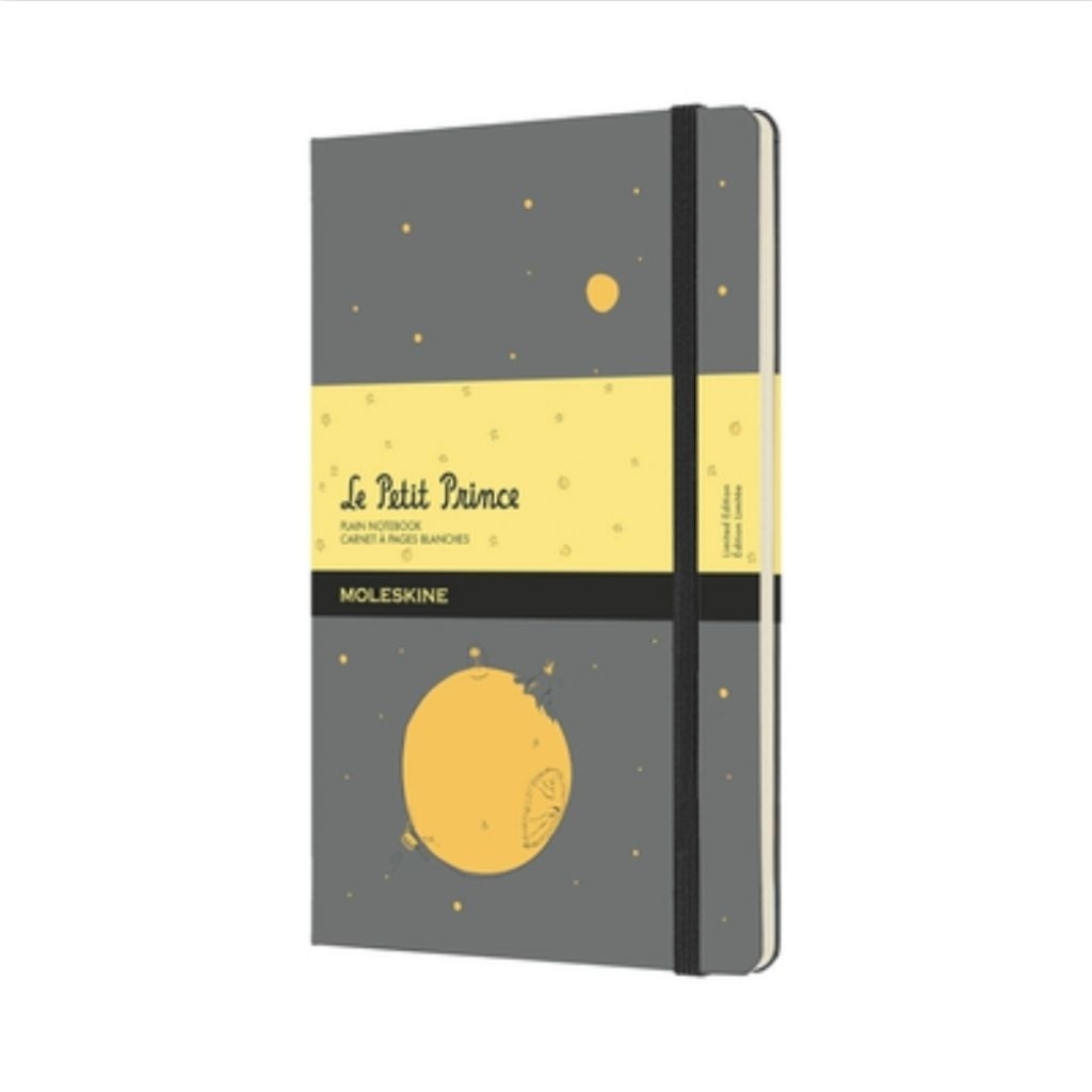 Moleskine Plain Notebook Le Petit Prince Limited Edition Grey