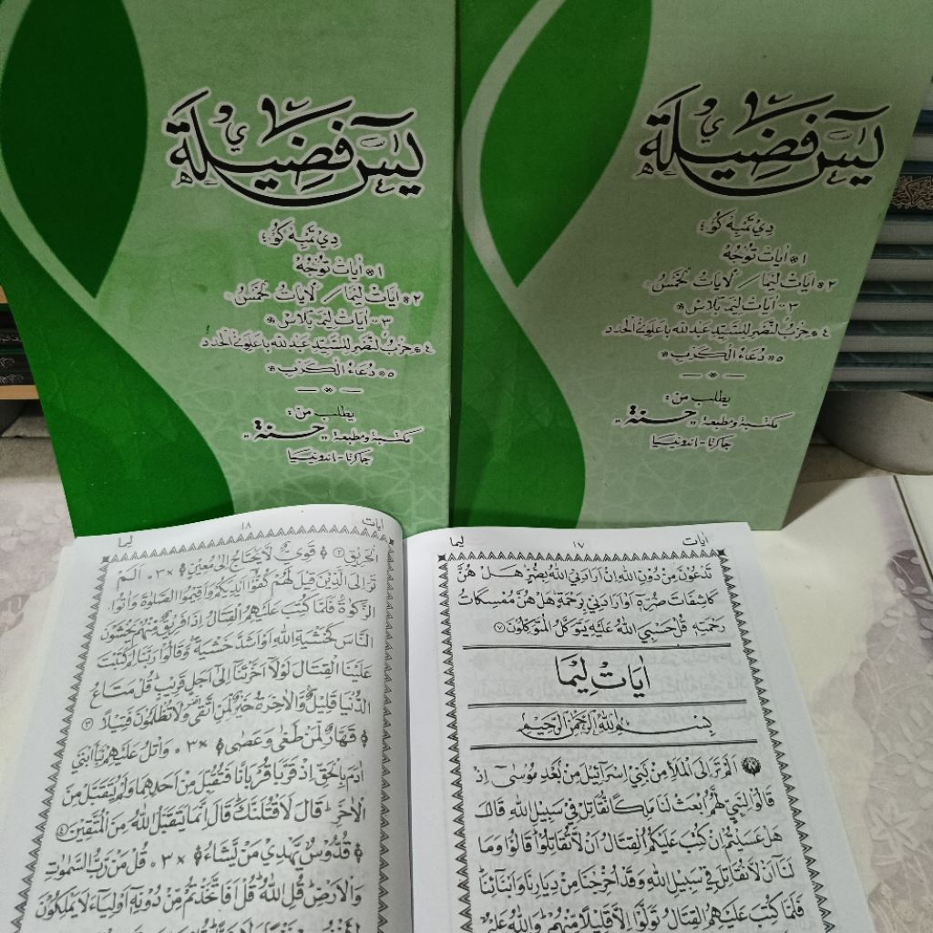 BUKU SURAT YASIN FADHILAH BESAR 14X20 CM HVS PUTIH lengkap dengan doa doa hizib