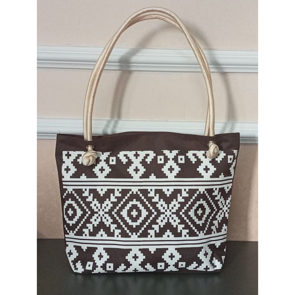 Tote Bag Wanita Resleting Tas Wanita Bahan Kanvas Kekinian Tote Bag Wanita Tali Sumbu Tote Bag Kulia