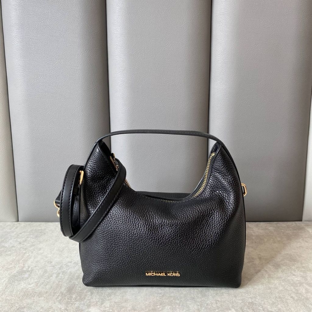 Tas Wanita MK ORIGINAL USA Ember Small Pebbled Leather Messenger Bag AUTHENTIC OFFICIAL STORE