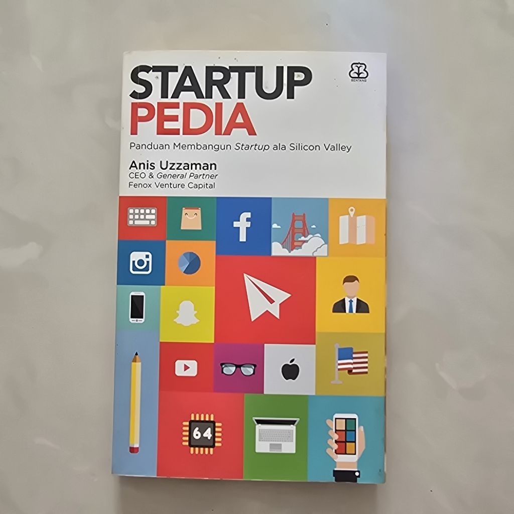 Preloved buku StartupPedia Panduan Membangun Startup ala Silicon Valley Anis Uzzaman