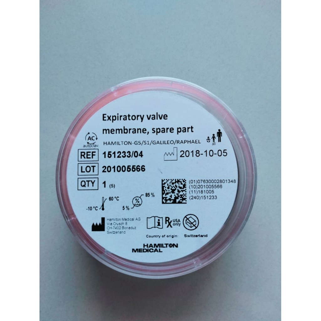 Membrane Expiratory Valve Hamilton Original Raphael/Galileo/G5/S1
