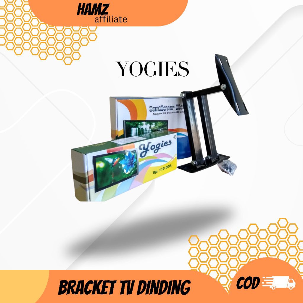 Bracket TV dengan rak Kota Cirebon - 32 inch