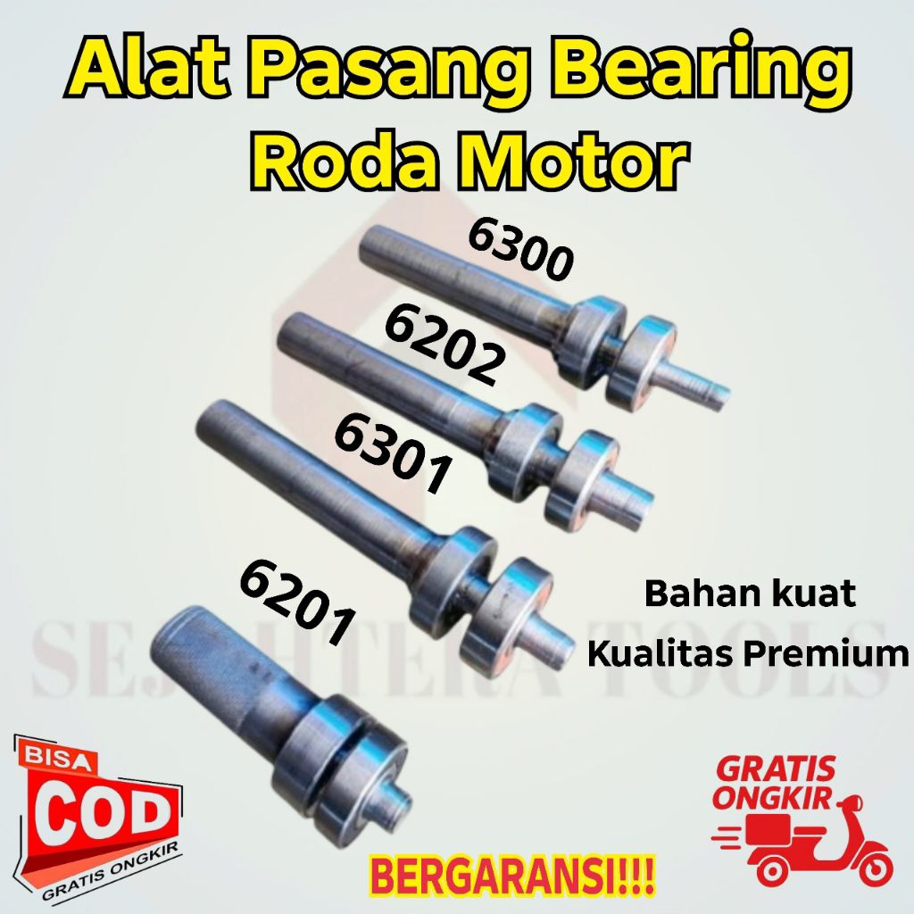 Alat Pasang Bearing Roda Motor Presisi Anti oblak Treker Bearing bahan Premium