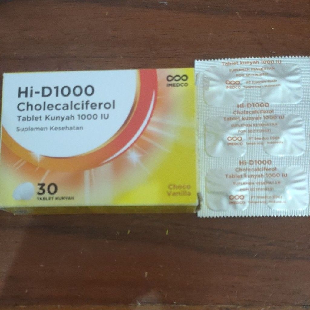 Hi- D1000 isi 6 tablet kunyah