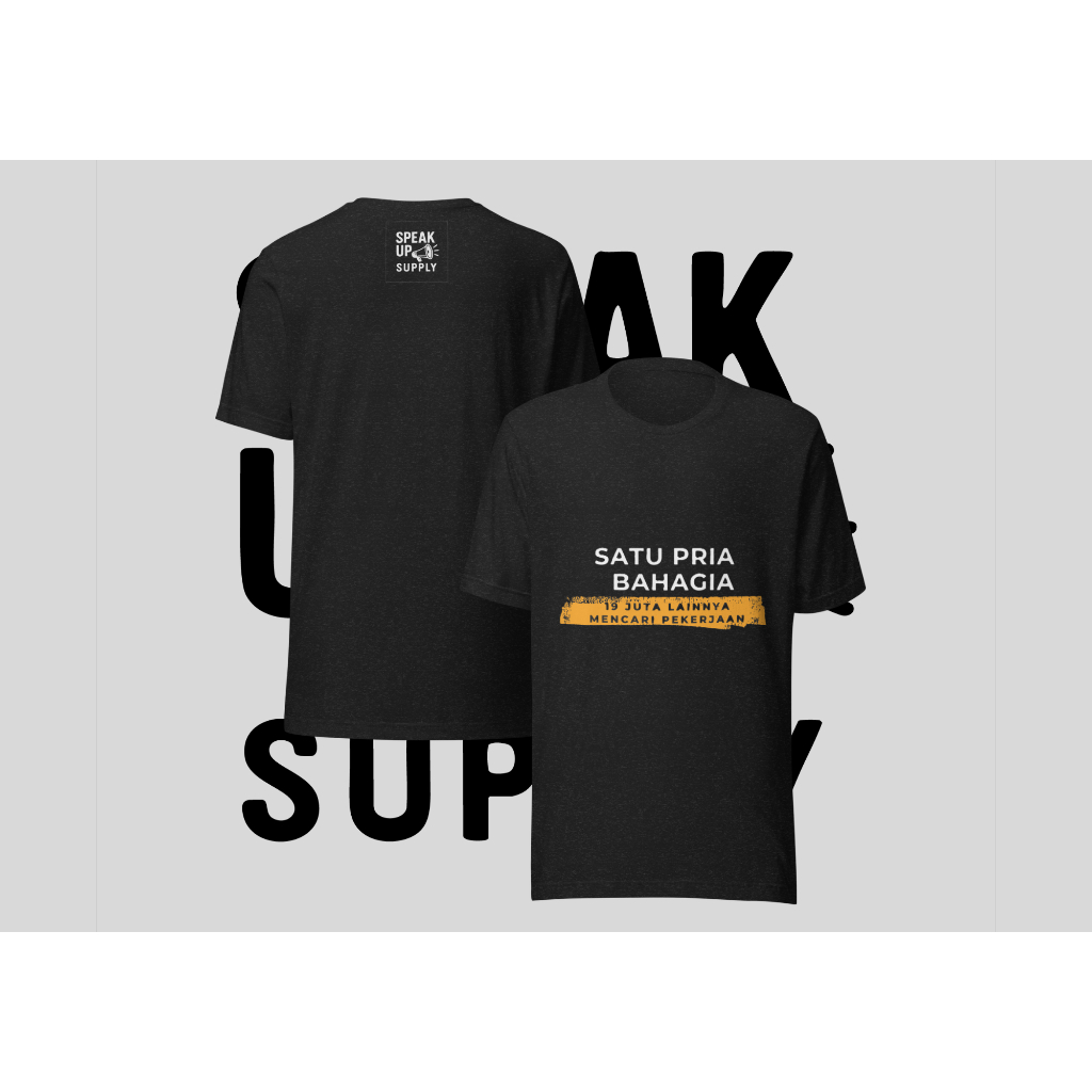 Tshirt Kaos Distro Viral Kata KATA | KAOS POLITIK | Combed 30s Unisex - Kaos Kata Kata