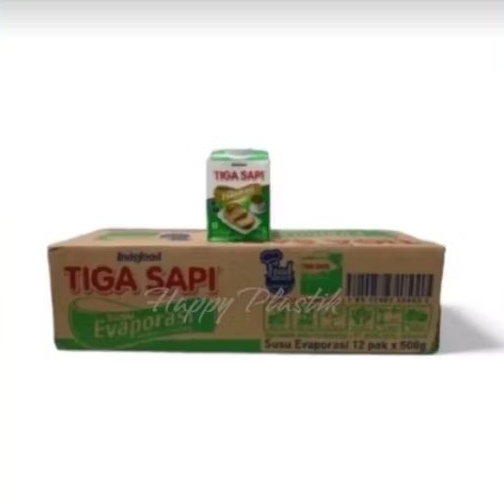 TIGA SAPI EVAPORASI 500GR 1 DUS @12PCS