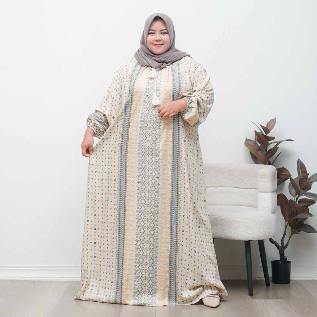 GAMIS RAYON SUPER JUMBO LD 150 GAMIS MODEL ABAYA BAHAN RAYON PREMIUM MUAT BB 100 KG++ BUSUI JUMBO