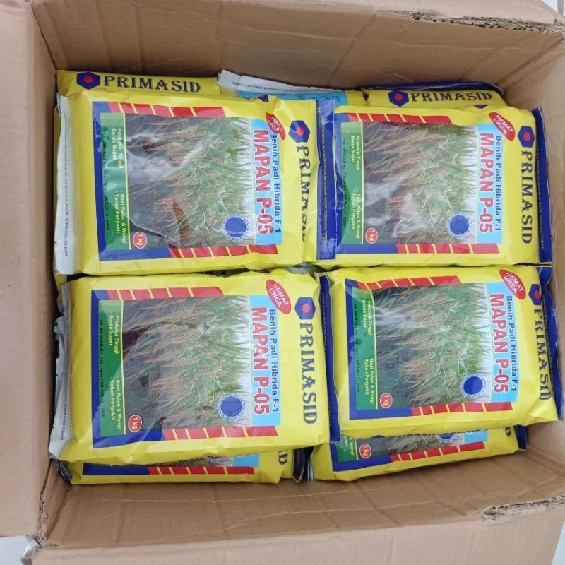 Benih Padi Mapan 05 Asli di Jamin ORI Exp Bulan 10 2026 (1 Dus Isi 20 Kg)