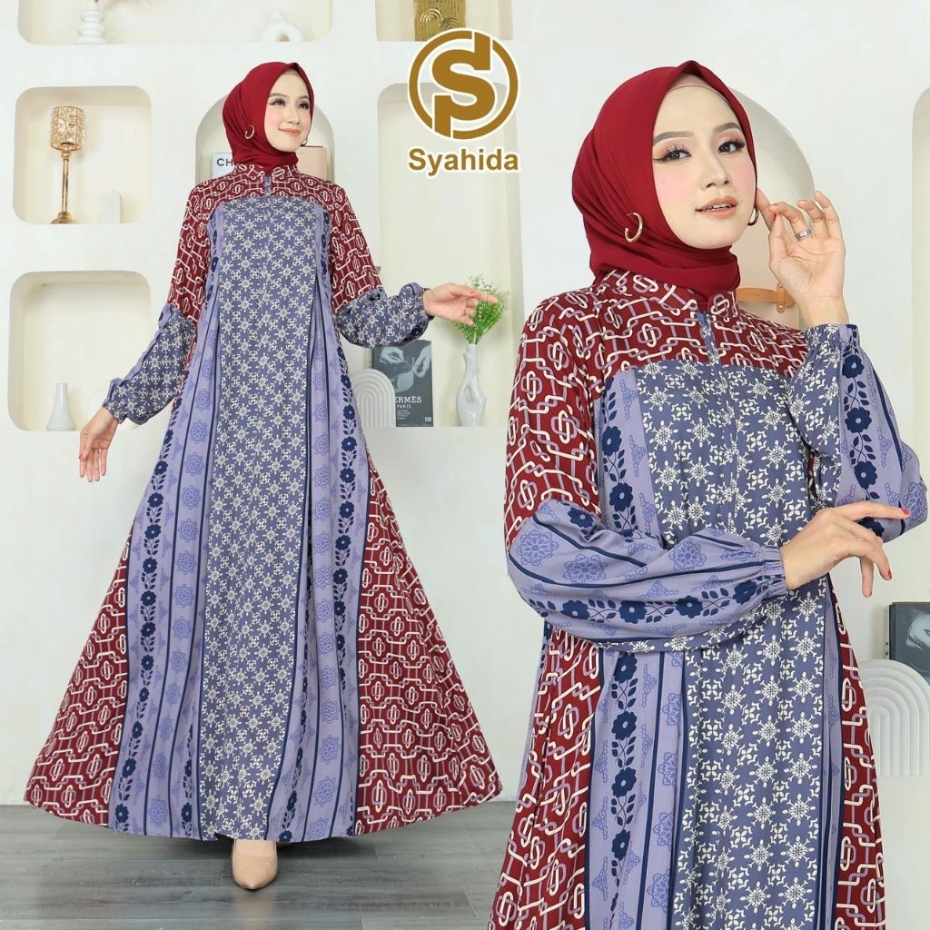 Gamis Syahida Printing Limited Edition