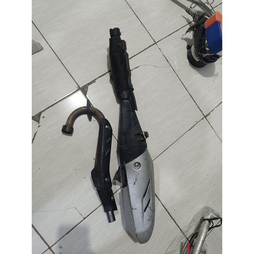 knalpot original honda crf