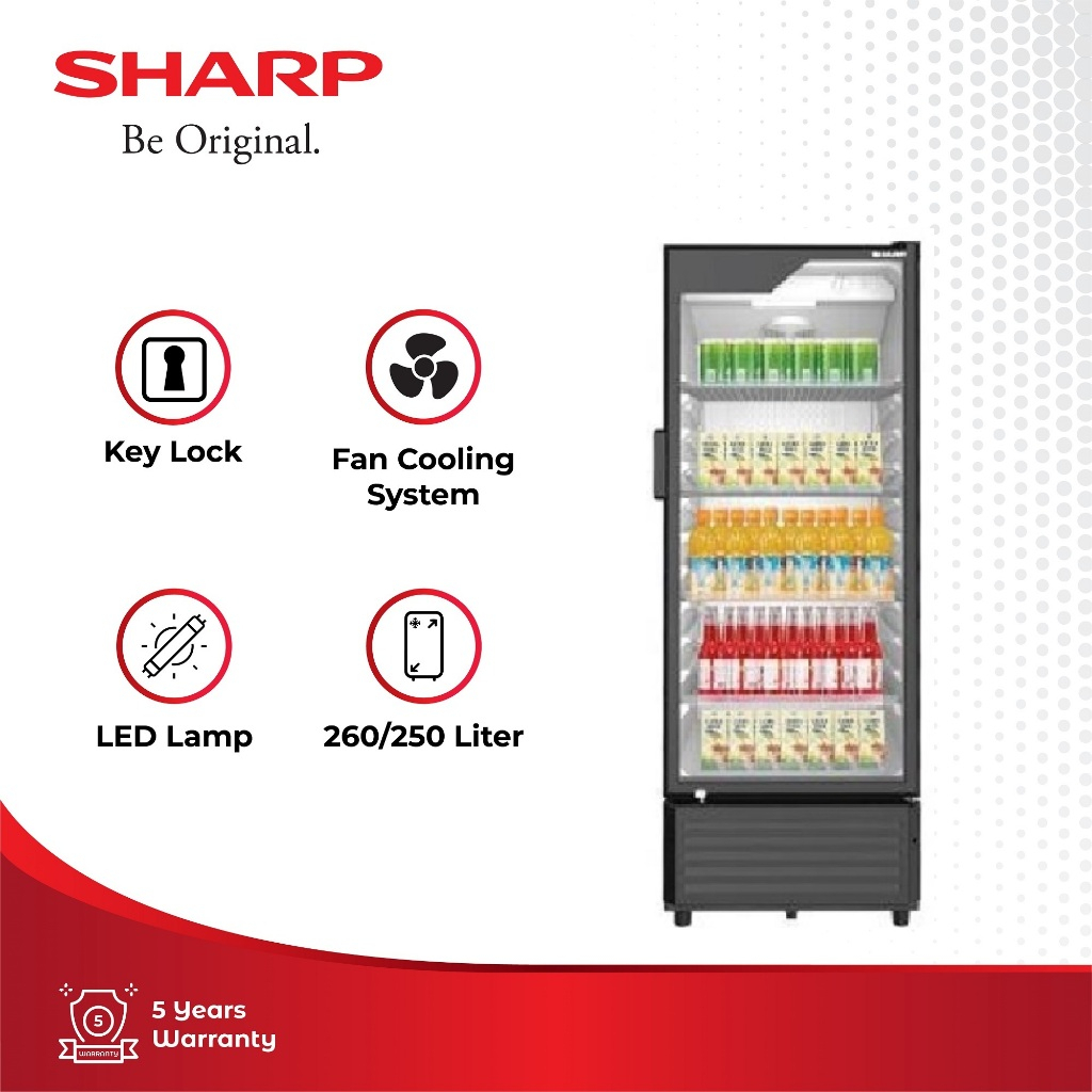 Showcase Sharp 4 Rak - (SCH-250FS)