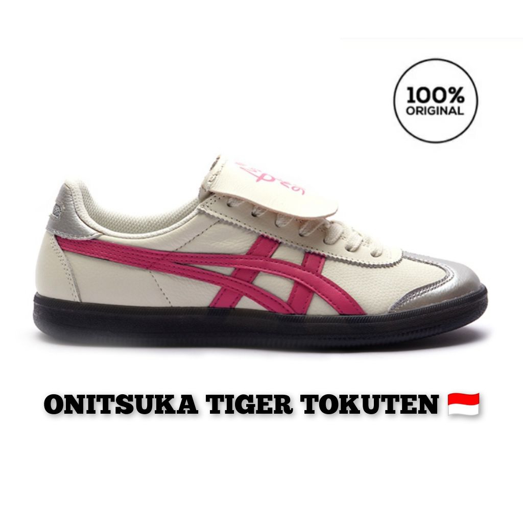 Tokuten Women's Original - Sepatu Wanita Original Tokuten Stay With Me Pink White - Onitsuka Tiger O